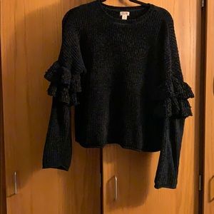 Cozy black sweater